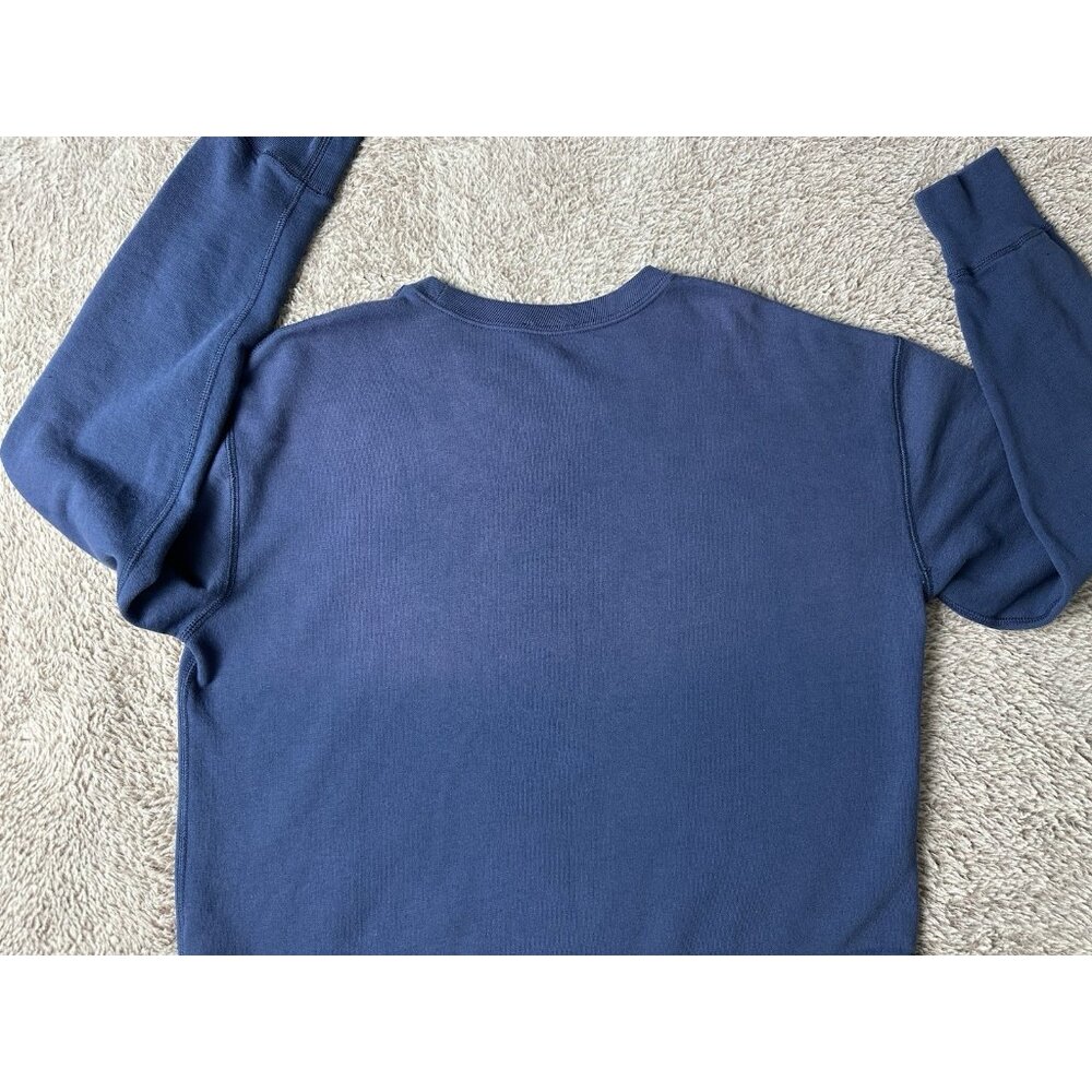 Polo Ralph Lauren Horse Logo Blue Fleece Lined SO SOFT Sweatshirt Size M - Picture 14 of 14